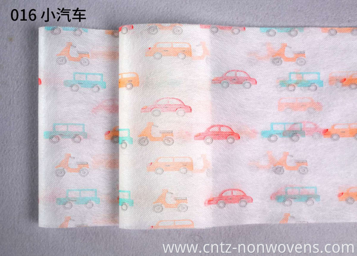 2020 Best Selling Colorful 100% PP Nonwoven Printed Fabric